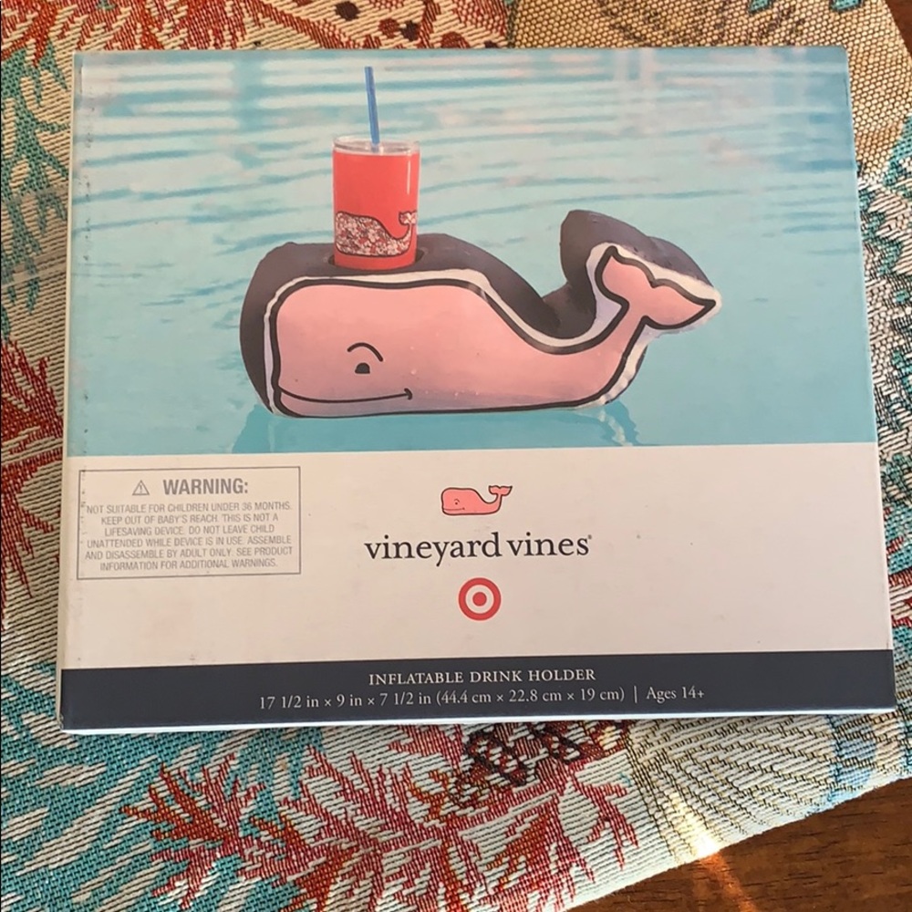 vineyard vines for Target inflatable drink holder